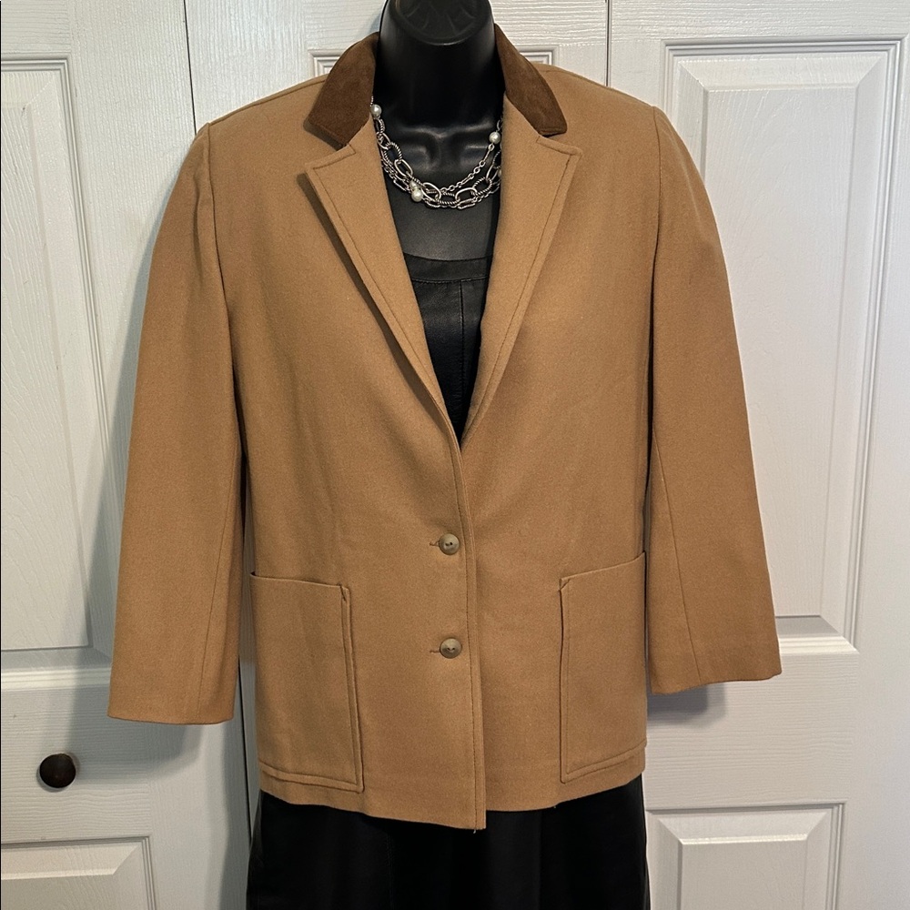 Pendleton Woolen Tan Jacket - Women’s Small - image 1